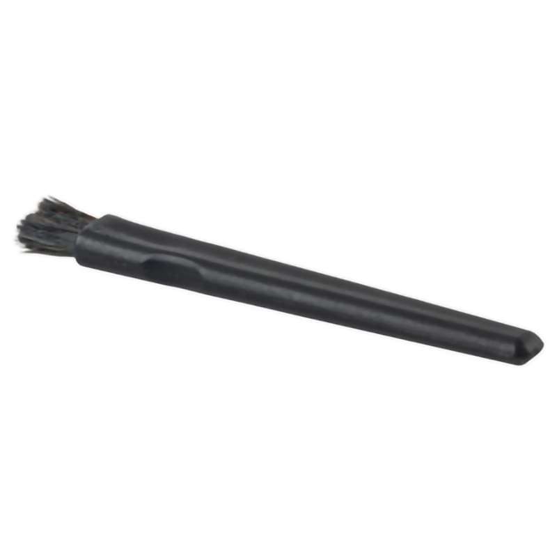 Brush, ESD, 0.5" Flat, Natural/Conductive Bristles